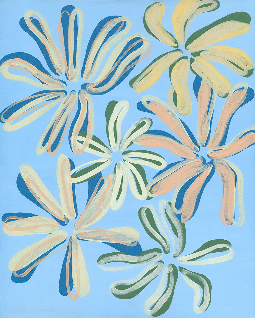 Blue And Green Should Be Seen - Fine Art Print