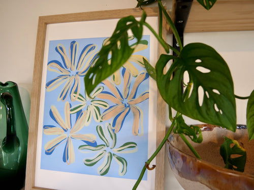 Blue And Green Should Be Seen - Fine Art Print